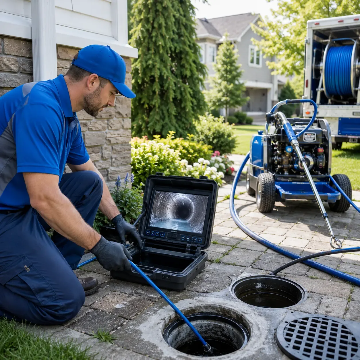 Outdoor drain cleaning professionals serving Lesterville, MO